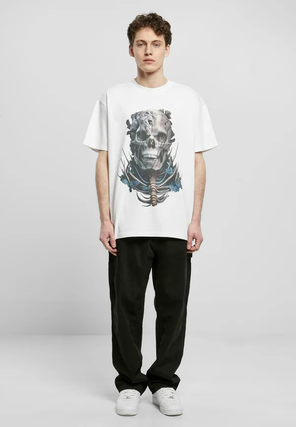 ERODED HEAVY - T-Shirt print - white