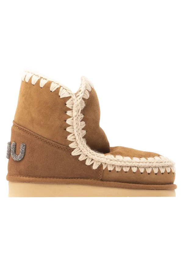 ESKIMO GLITTER LOGO - Stiefelette - marrone