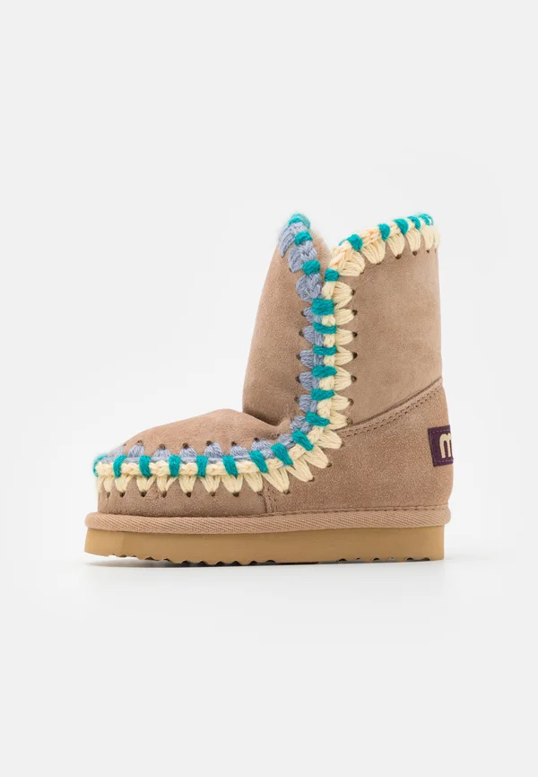 ESKIMO OVERSTICHING UNISEX - Snowboot/Winterstiefel - camel