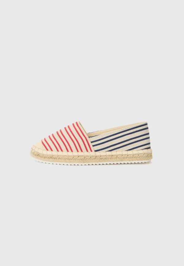 Espadrille - beige/red/black