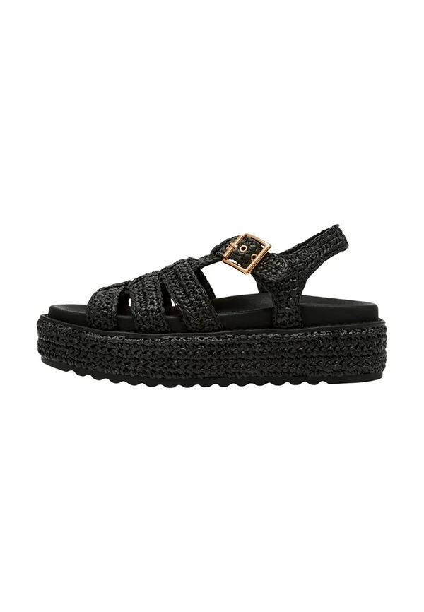 Espadrille - blk raffia