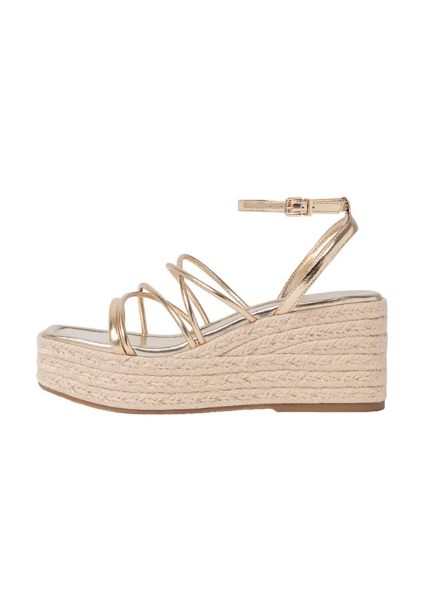 Espadrille - gold coloured