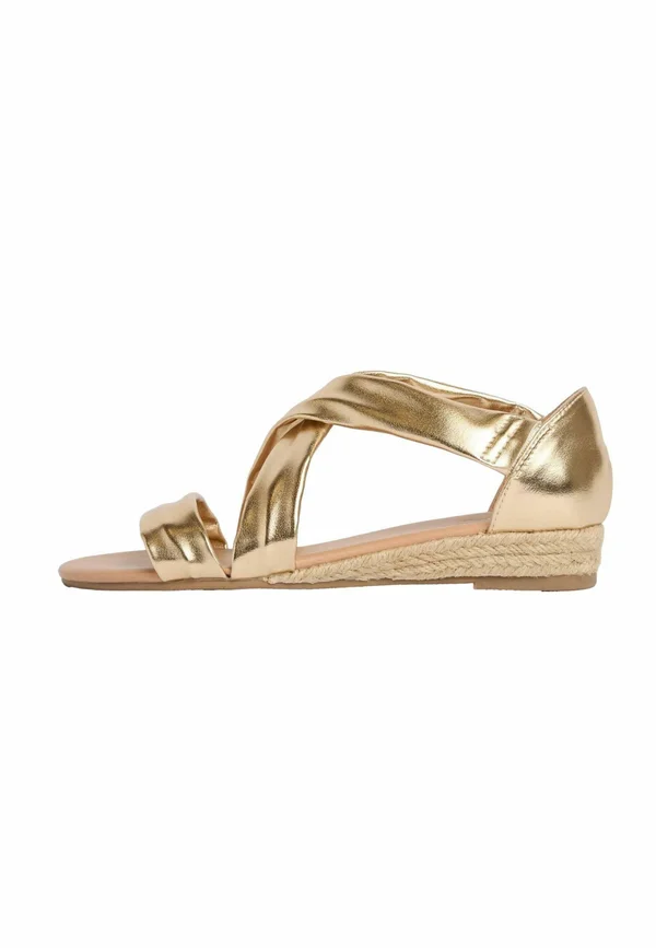 Espadrille - gold-coloured