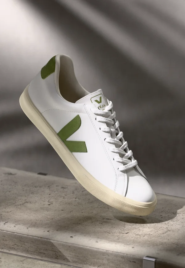 ESPLAR LOGO - Sneaker low - extra white/kiwi