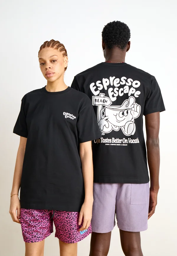 ESPRESSO ESCAPE UNISEX - T-Shirt print - black