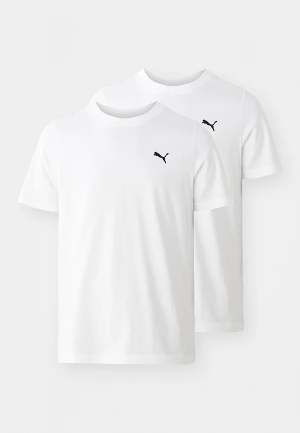 ESS LOGO TEE 2 PACK - T-Shirt basic - white