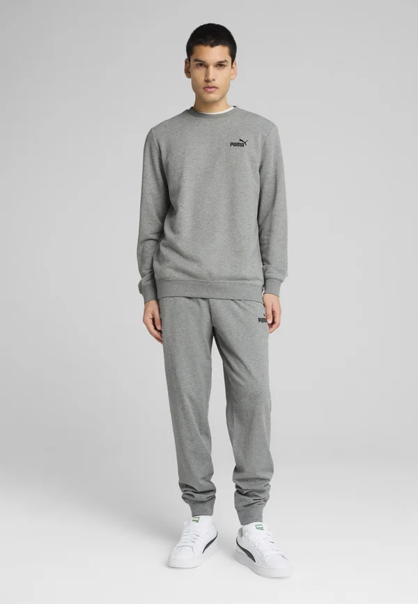 ESS SMALL  LOGO CREW  - Sweatshirt - medium gray heather