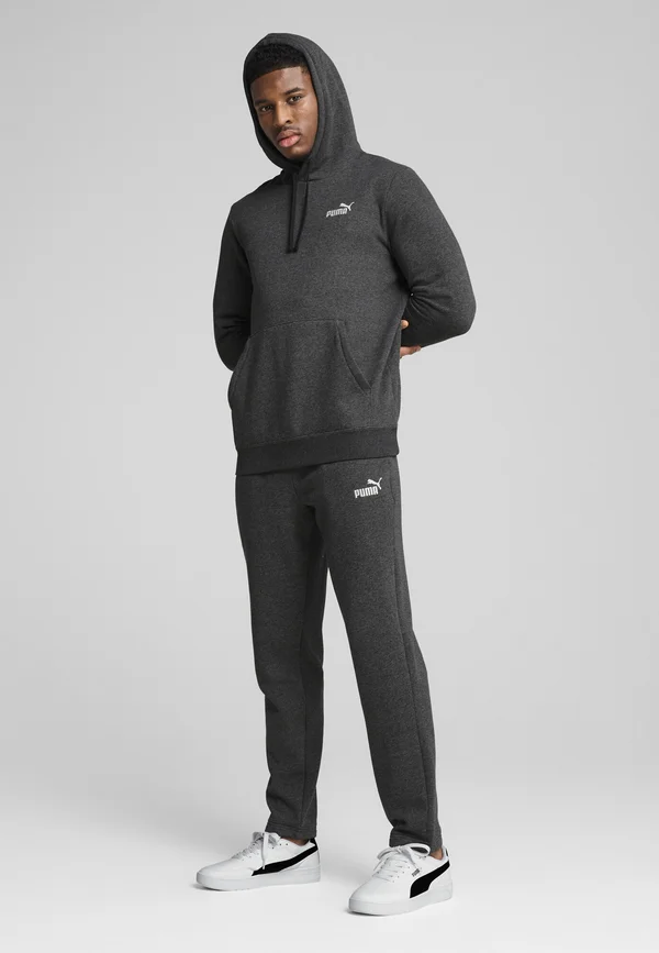 ESS SMALL LOGO - Kapuzenpullover - dark gray heather