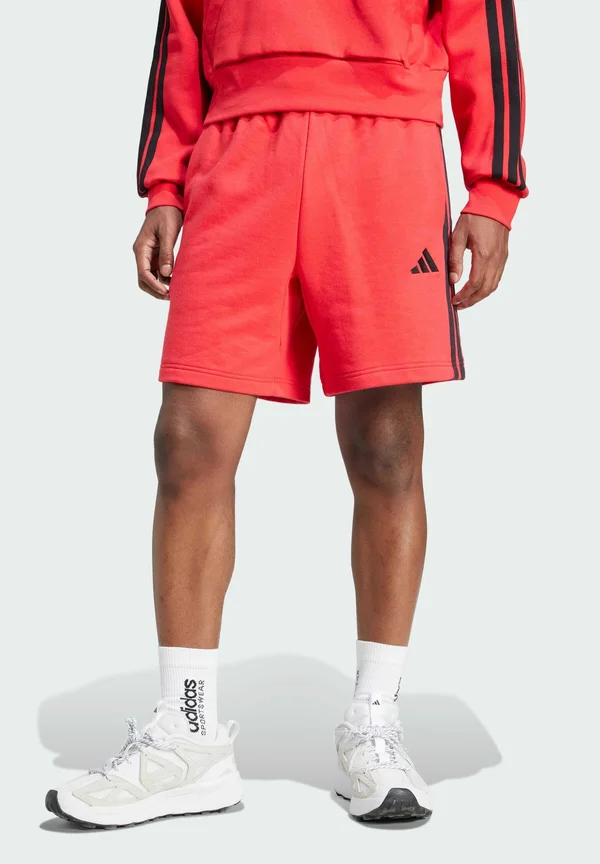 ESSENTIAL 3-STRIPES FRENCH - Kurze Sporthose - pure ruby   black