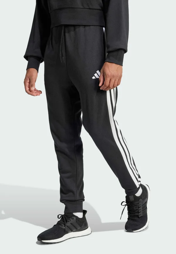 ESSENTIAL 3-STRIPES - Jogginghose - black   white