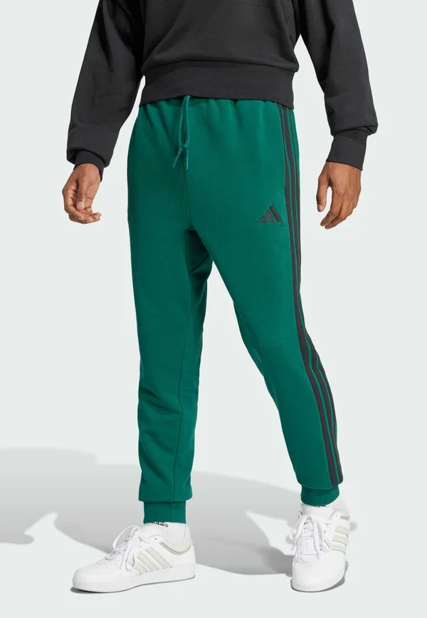 ESSENTIAL 3-STRIPES - Jogginghose - collegiate green   black