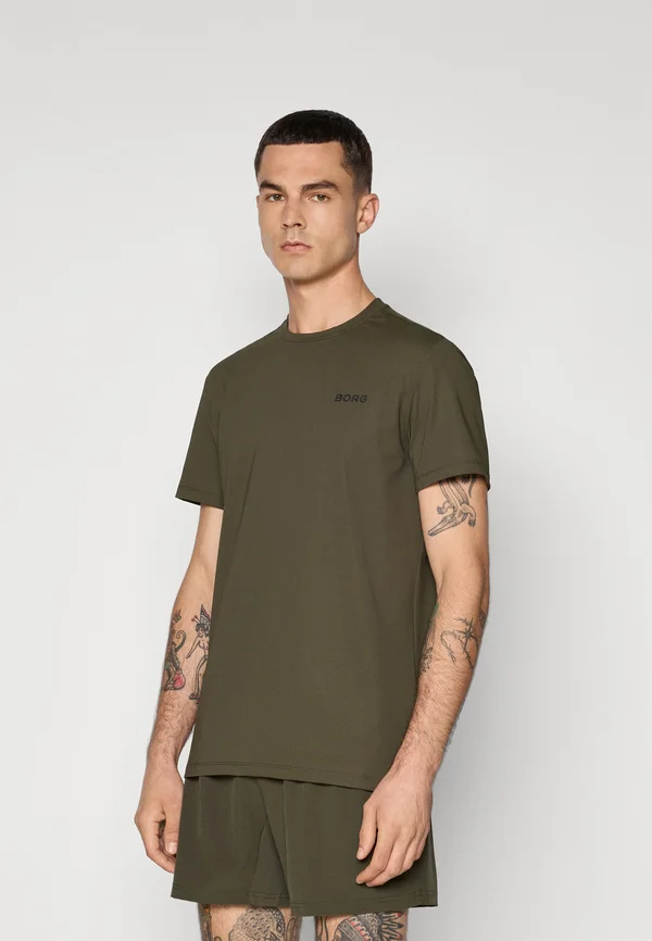 ESSENTIAL ACTIVE TRAINING  - T-Shirt basic - forest night
