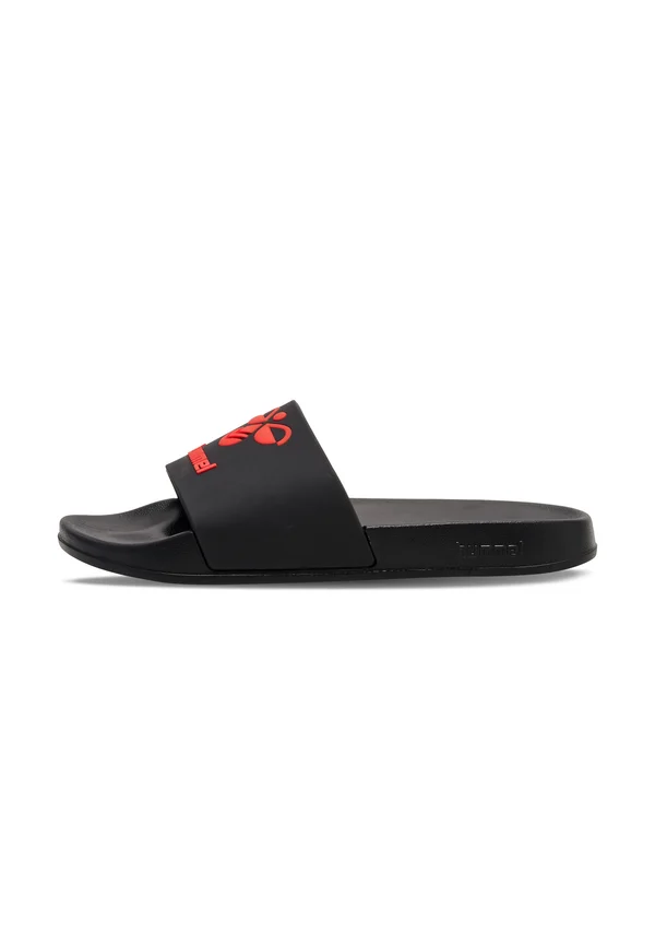 ESSENTIAL - Badesandale - black chinese red