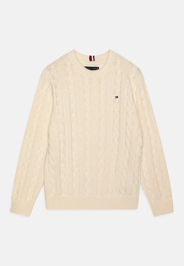ESSENTIAL CABLE - Strickpullover - ivory petal