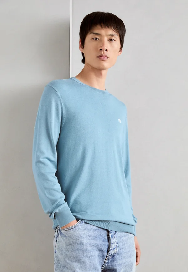 ESSENTIAL CREWNECK - Strickpullover - bay blue