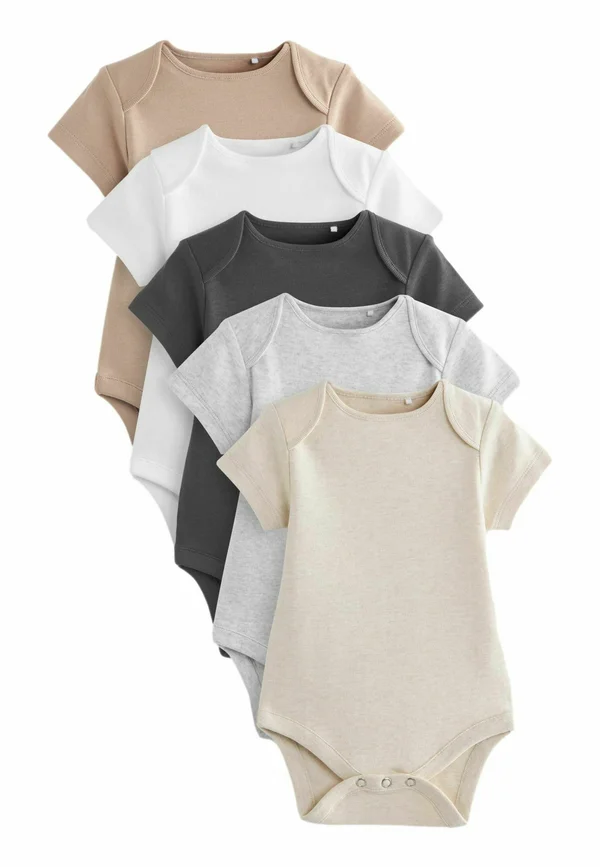 ESSENTIAL SHORT SLEEVE 5 PACK-REGULAR FIT - Body - neutral