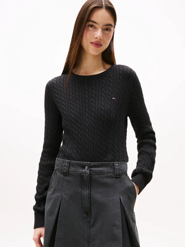 ESSENTIAL - Strickpullover - black