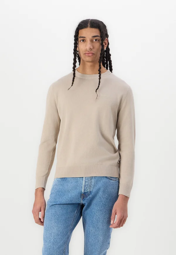 ESSENTIAL SWEATER - Strickpullover - light beige