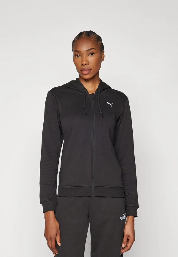 ESSENTIAL - Sweatjacke - black