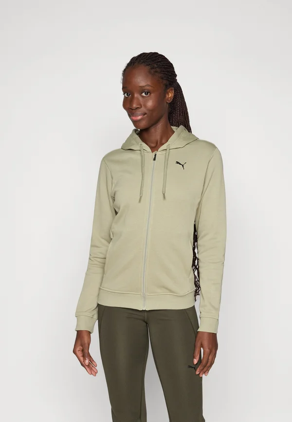 ESSENTIAL - Sweatjacke - lux army