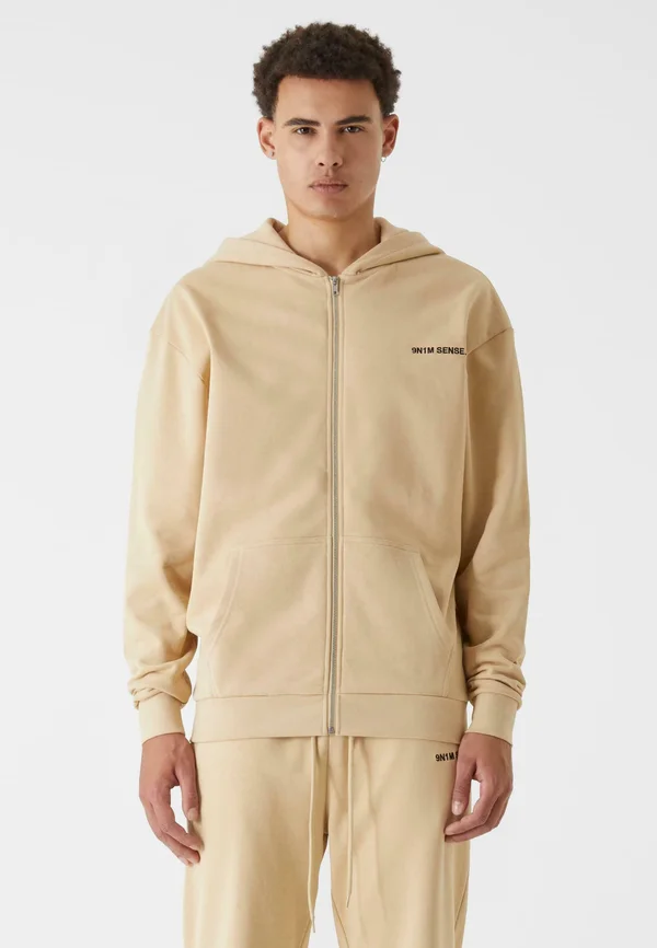 ESSENTIAL  - Sweatjacke - softmocca