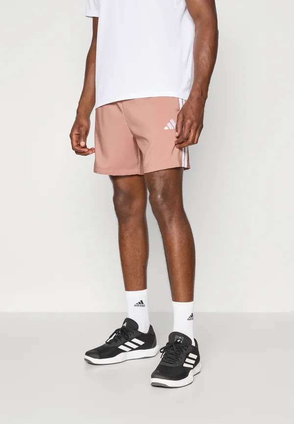 ESSENTIAL THREE STRIPES CHELSEA SHORT - Kurze Sporthose - taupe