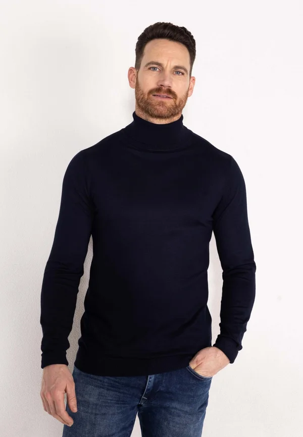 ESSENTIAL TURTLENECK - Strickpullover - midnight navy