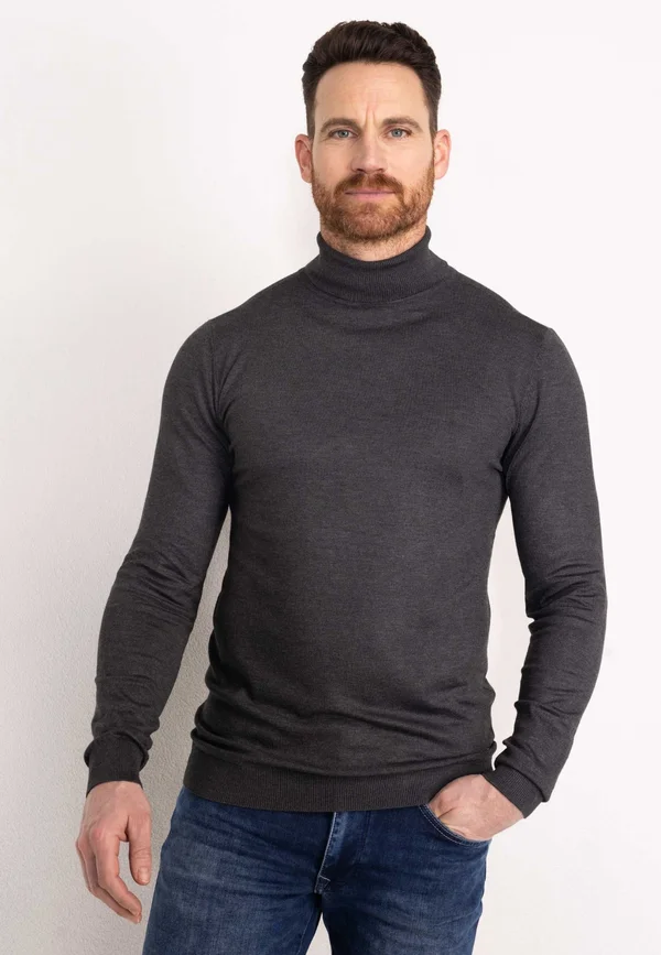 ESSENTIAL TURTLENECK - Strickpullover - steal melee