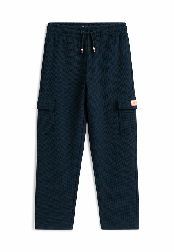 ESSENTIAL WAFFLE JOGGERS - Cargohose - dark night navy