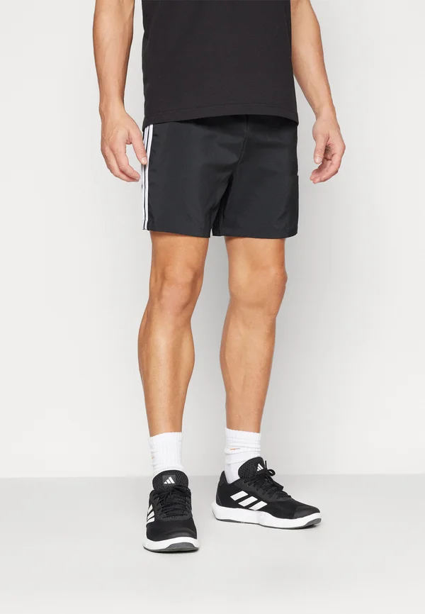 ESSENTIALS 3-STRIPES CHELSEA - Kurze Sporthose - black/white