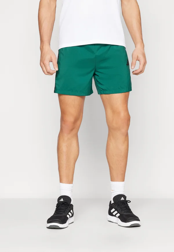 ESSENTIALS 3-STRIPES CHELSEA - Kurze Sporthose - collegiate green/black
