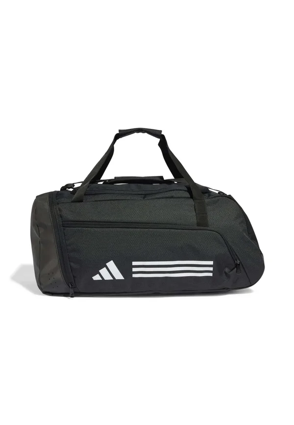 ESSENTIALS 3-STRIPES DUFFEL MEDIUM - Sporttasche - black/white