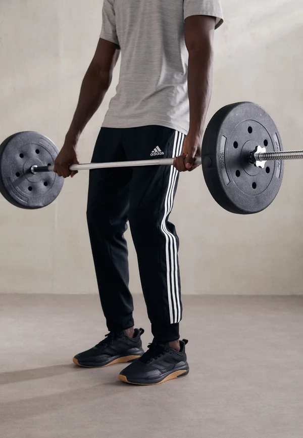 ESSENTIALS 3-STRIPES - Jogginghose - black/white