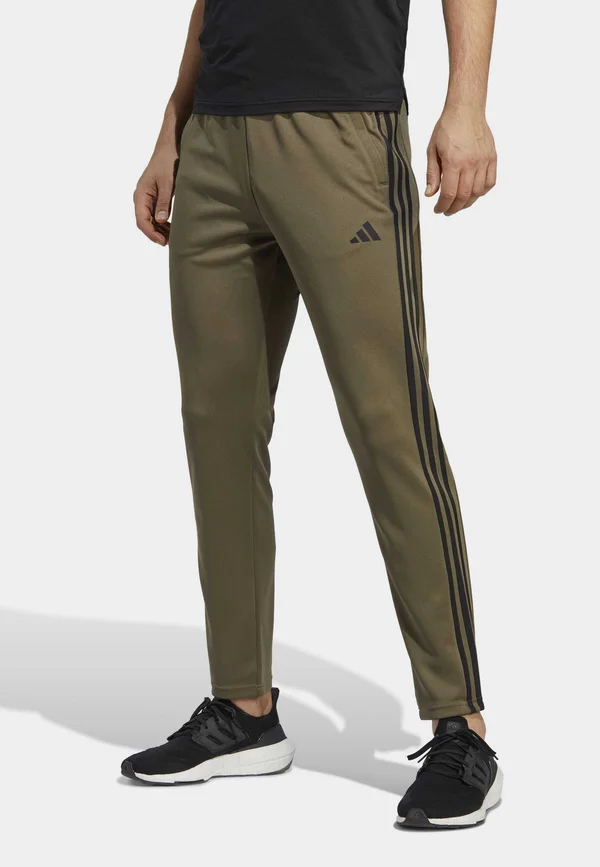 ESSENTIALS 3-STRIPES - Jogginghose - olive strata/black