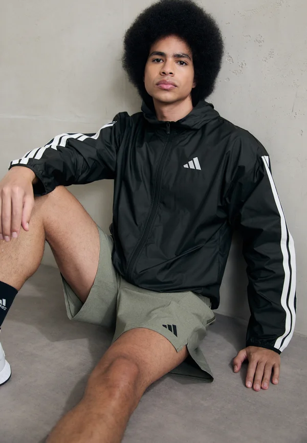 ESSENTIALS 3-STRIPES - Trainingsjacke - black/white