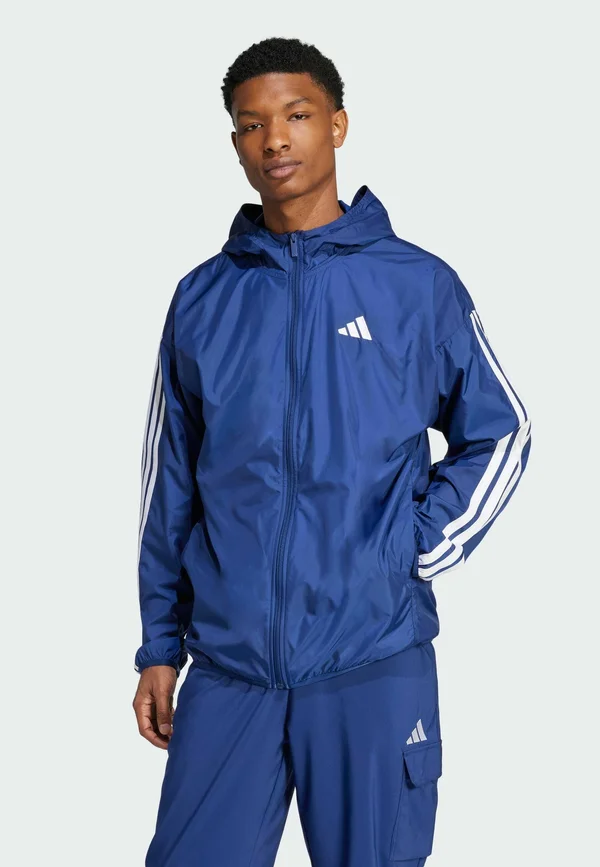 ESSENTIALS 3-STRIPES - Trainingsjacke - dark blue white