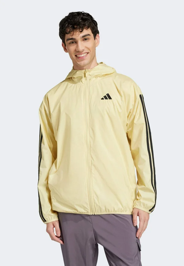 ESSENTIALS 3-STRIPES - Trainingsjacke - powder yellow black
