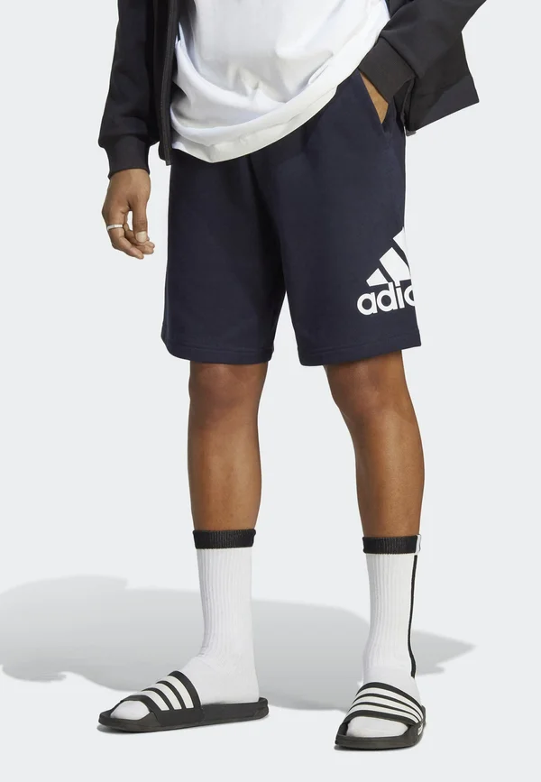 ESSENTIALS BIG LOGO FRENCH TERRY - Kurze Sporthose - legend ink