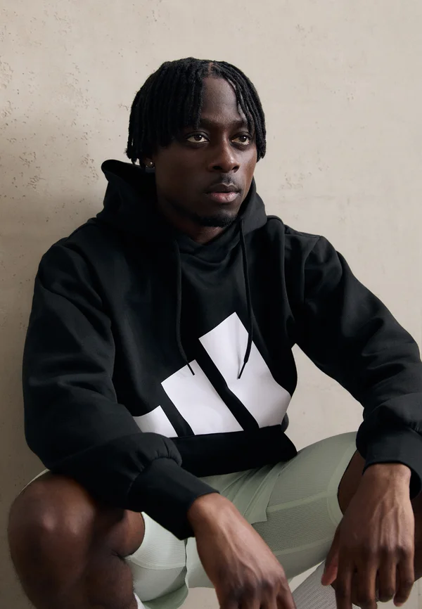 ESSENTIALS BIG LOGO - Kapuzenpullover - black/white
