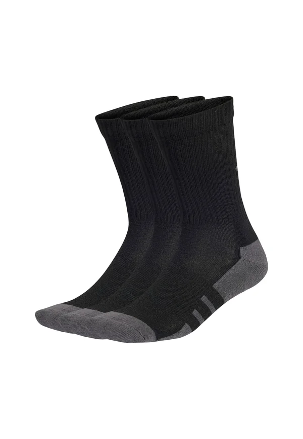 ESSENTIALS CLIMACOOL CREW 3 PAIRS - Sportsocken - black   grey six