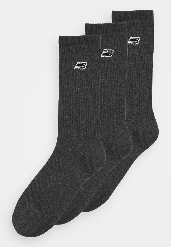ESSENTIALS CUSHIONED CREW SOCKS PATCH LOGO 3 PACK - Socken - grey