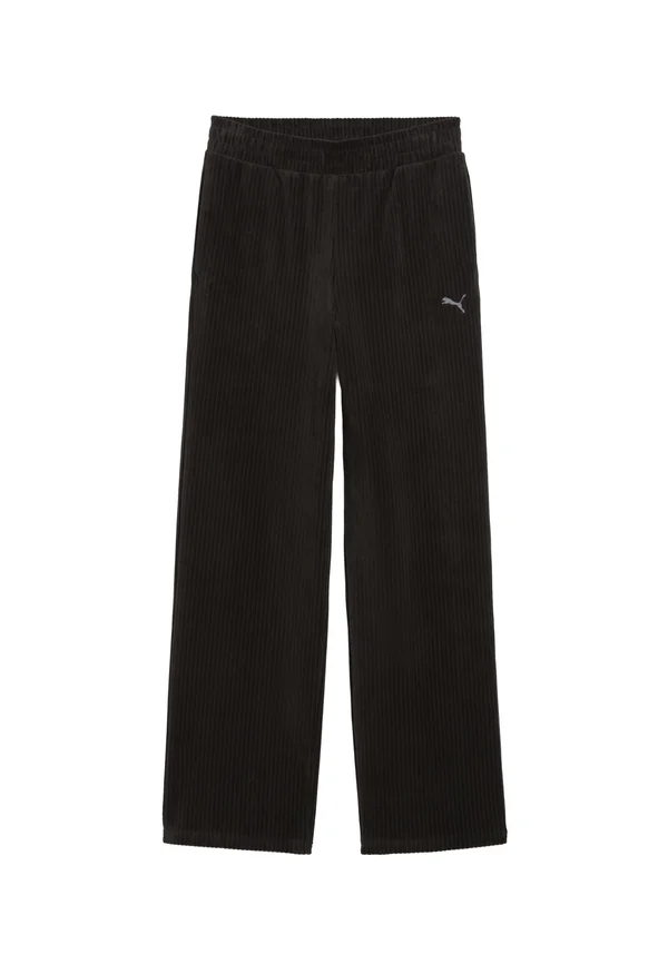 ESSENTIALS ELEVATED STRAIGHT LEG   - Stoffhose - black