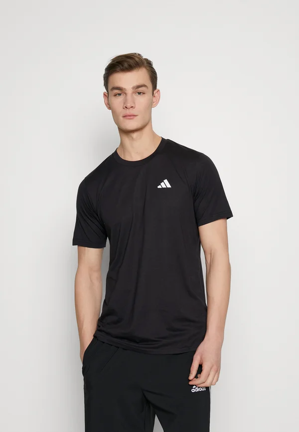 ESSENTIALS FEEL READY - Sport T-Shirt - black/white