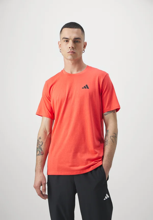 ESSENTIALS FEEL READY - Sport T-Shirt - bright red/black