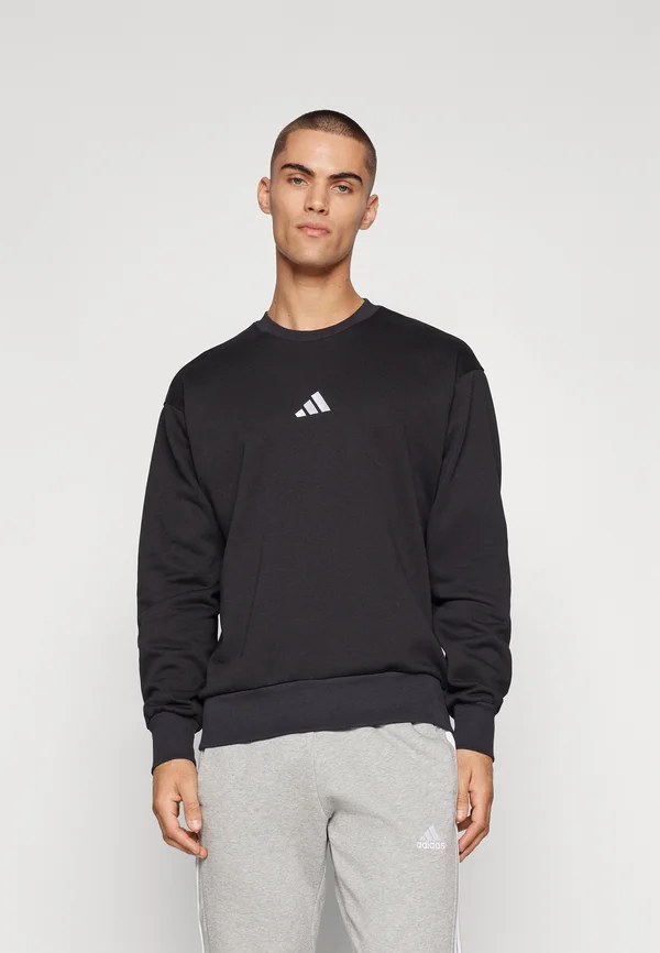 ESSENTIALS FEELCOZY - Sweatshirt - black/white