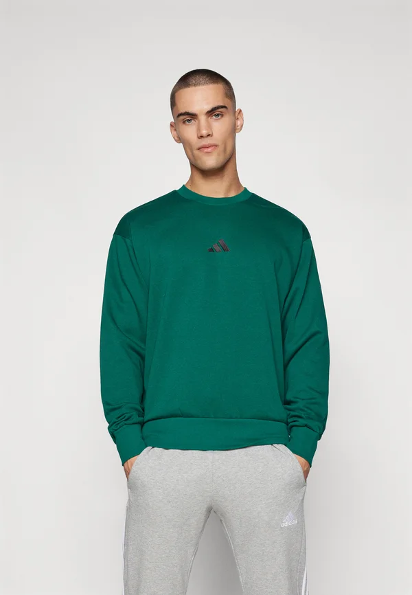 ESSENTIALS FEELCOZY - Sweatshirt - collegiate green/black