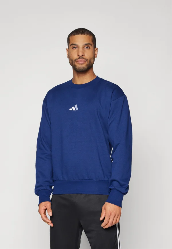 ESSENTIALS FEELCOZY - Sweatshirt - dark blue/white