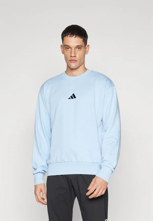 ESSENTIALS FEELCOZY - Sweatshirt - glow blue/black