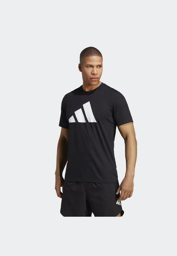 ESSENTIALS FEELREADY - Sport T-Shirt - black/white