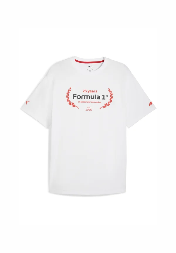 ESSENTIALS GRAPHIC - T-Shirt print - puma white